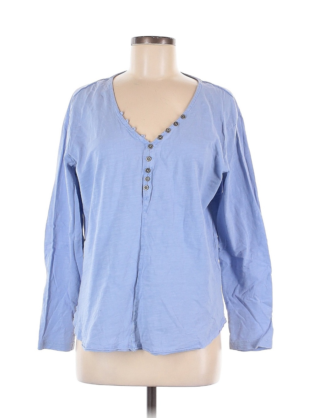 Jane + Delancey long sleeve cotton top size L